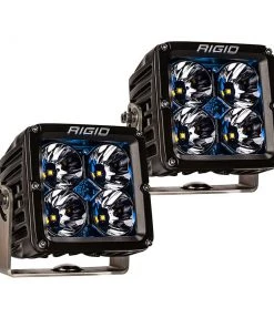 RIGID Industries Radiance Pod XL - Black Case W/Blue Backlight - Pair [32202] Marine Lighting