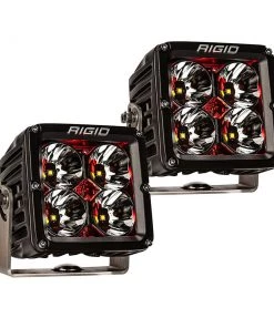 RIGID Industries Radiance Pod XL - Black Case W/Red Backlight - Pair [32203]