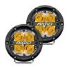 RIGID Industries 360-Series 4" LED Off-Road Spot Beam W/Amber Backlight - Black Housing [36114]
