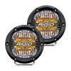 Marine Lighting RIGID Industries 360-Series 4" LED Off-Road Fog Light Drive Beam W/Amber Backlight - Black Housing [36118]
