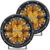 Marine Lighting RIGID Industries 360-Series 6" LED Off-Road Fog Light Spot Beam W/Amber Backlight - Black Housing [36201]