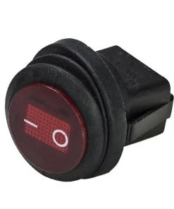 HEISE LED Lighting Systems Marine Lighting HEISE Rocker Switch - Illuminated Red Round - 5-Pack [HE-RRS]