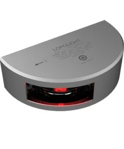 Lopolight Series 301-002 - Navigation Light - 2NM - Vertical Mount - Red - Silver Housing - 6M Cable [301-002-6M] Marine Lighting