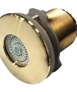 Marine Lighting Lumitec SeaBlaze Typhoon Underwater Light - Bronze Thru-Hull - White/Blue - Flush Mount [101450]