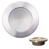 Lunasea Lighting Lunasea ZERO EMI Recessed 3.5 LED Light - Warm White, Blue W/Brushed Stainless Steel Bezel - 12VDC [LLB-46WB-0A-BN]