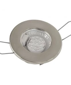 Marine Lighting Sea-Dog LED Overhead Light - Brushed Finish - 60 Lumens - Clear Lens - Stamped 304 Stainless Steel [404230-3]