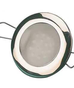Sea-Dog LED Overhead Light 2-7/16" - Brushed Finish - 60 Lumens - Frosted Lens - Stamped 304 Stainless Steel [404332-3] Marine Lighting