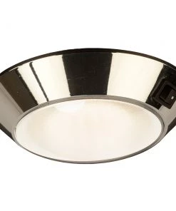 Marine Lighting Sea-Dog Chrome Plastic LED Dome Light 4" Day/Night - Clear/Red Bulb [401755-1]