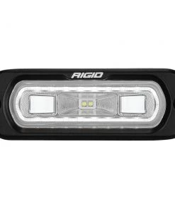 Marine Lighting RIGID Industries SR-L Series Marine Spreader Light - Black Flush Mount - White Light W/White Halo [52200]