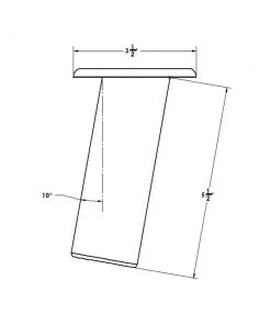 TACO Marine TACO Flush Mount Rod Holder 10 - Deluxe Anodized Finish [F31-0702BXY] Fishing Rod Holders