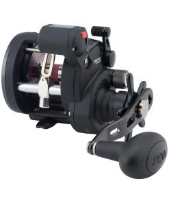 PENN WAR15LWLCLH Warfare Level Wind 15 Left Hand Reel W/Line Counter [1366189] Fishing Reels