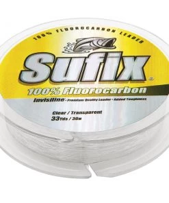 Fishing Line & Leaders Sufix 100% Fluorocarbon Invisiline Leader - 60lb - 33yds [683-060]