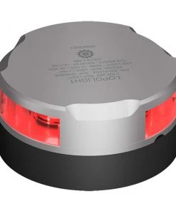 Lopolight Series 200-014 - Navigation Light - 2NM - Horizontal Mount - Red - Silver Housing [200-014G2] Marine Lighting