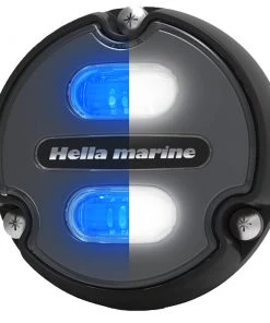 Hella Marine Apelo A1 Blue White Underwater Light - 1800 Lumens - Black Housing - Charcoal Lens [016145-001]