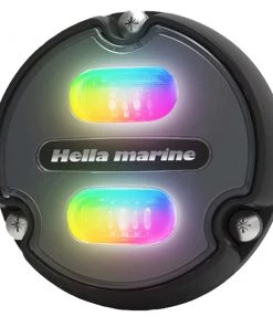 Marine Lighting Hella Marine Apelo A1 RGB Underwater Light - 1800 Lumens - Black Housing - Charcoal Lens [016146-001]