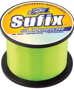 Sufix Superior Hi-Vis Yellow Monofilament - 60lb - 1825 Yds [647-660] Fishing Line & Leaders