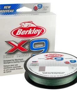 Fishing Line & Leaders Berkley X9 Braid Low-Vis Green - 20lb - 328 Yds - X9B33020-22 [1486826]