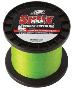 Sufix 832 Advanced Superline Braid - 10lb - Neon Green - 3500 Yds [660-410L] Fishing Line & Leaders