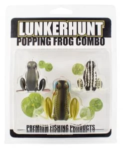 Fillet And Release Fishing Co. Lunkerhunt Popping Frog Combo Kit All Freshwater Lures