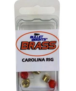 Fillet And Release Fishing Co. Bullet Weights RED Brass Carolina Rig Kit All Terminal Tackle