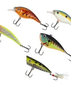 Fillet And Release Fishing Co. All Freshwater Lures Ozark Trail 5-Piece Assorted Fishing Lure Pack