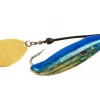 Fillet And Release Fishing Co. Bomber Who Dat Weedless Rattling Spinning Spoon 7/8oz