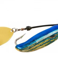 Fillet And Release Fishing Co. Bomber Who Dat Weedless Rattling Spinning Spoon 7/8oz