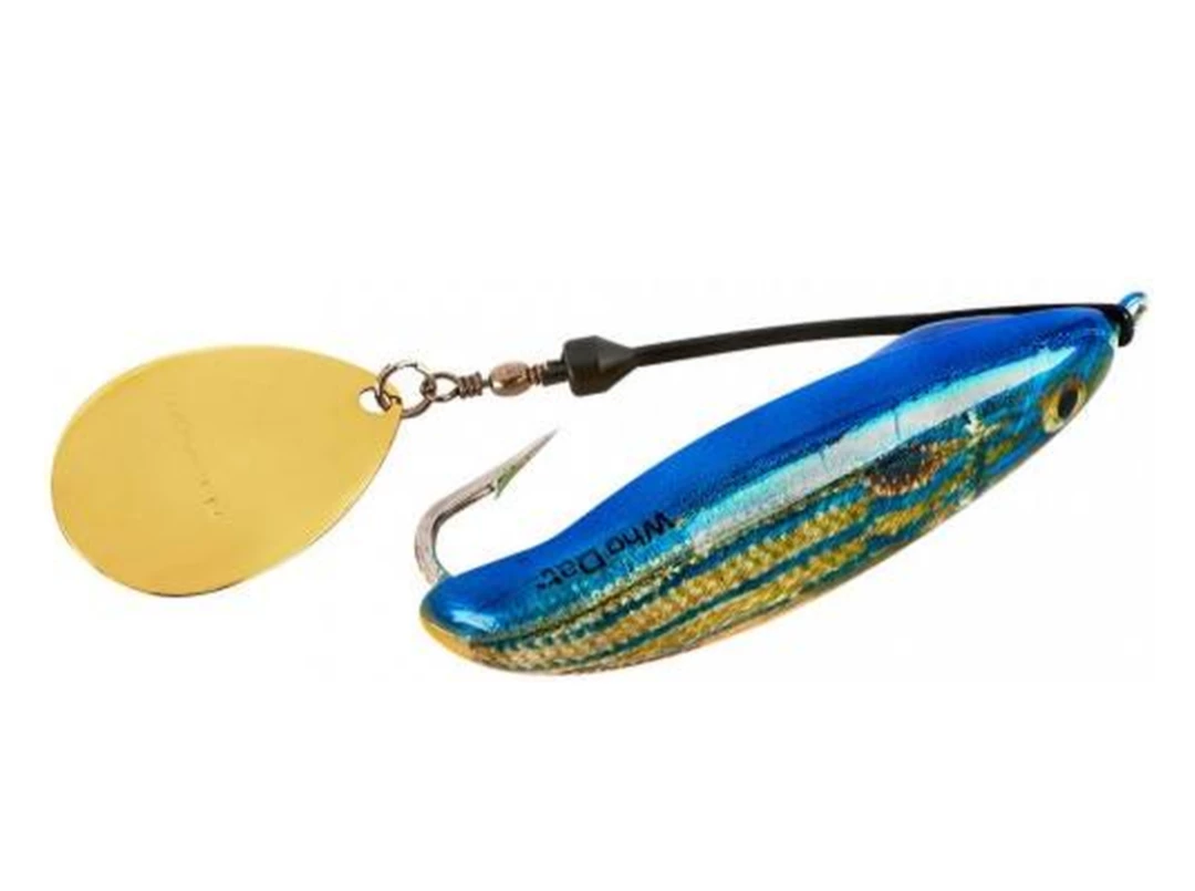 Fillet And Release Fishing Co. Bomber Who Dat Weedless Rattling Spinning Spoon 7/8oz