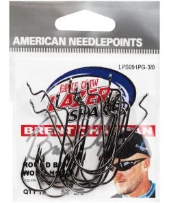 Fillet And Release Fishing Co. All Terminal Tackle Eagle Claw® Lazer Sharp® Brent Chapman Round Bend Worm Hooks