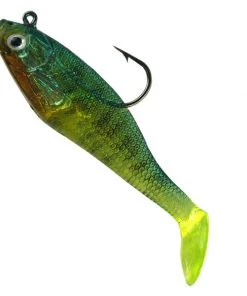 Fillet And Release Fishing Co. Creme Spoiler Shad Swimming Bait All Freshwater Lures