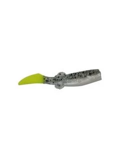 Fillet And Release Fishing Co. Mirrolure Soft Sardine, Chartreuse Gold, 3-Inch All Saltwater Lures