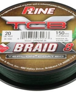 Fillet And Release Fishing Co. P-Line TCB 8 Teflon Coated 8-Carrier Braided Line Green