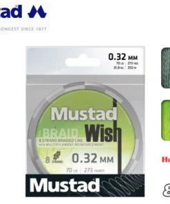 Fillet And Release Fishing Co. All Terminal Tackle Mustad Wish Braid 300 Yards